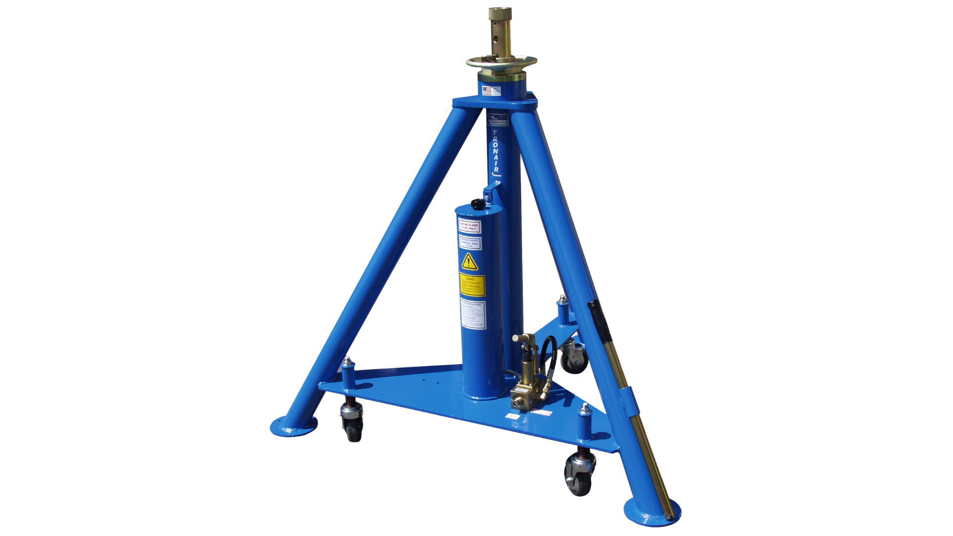 02-1248C0112 12 Ton Tripod Jack (CE) | Tronair Ground Support 02-1248C0112 12 Ton Tripod Jack (CE) | Tronair Ground Support