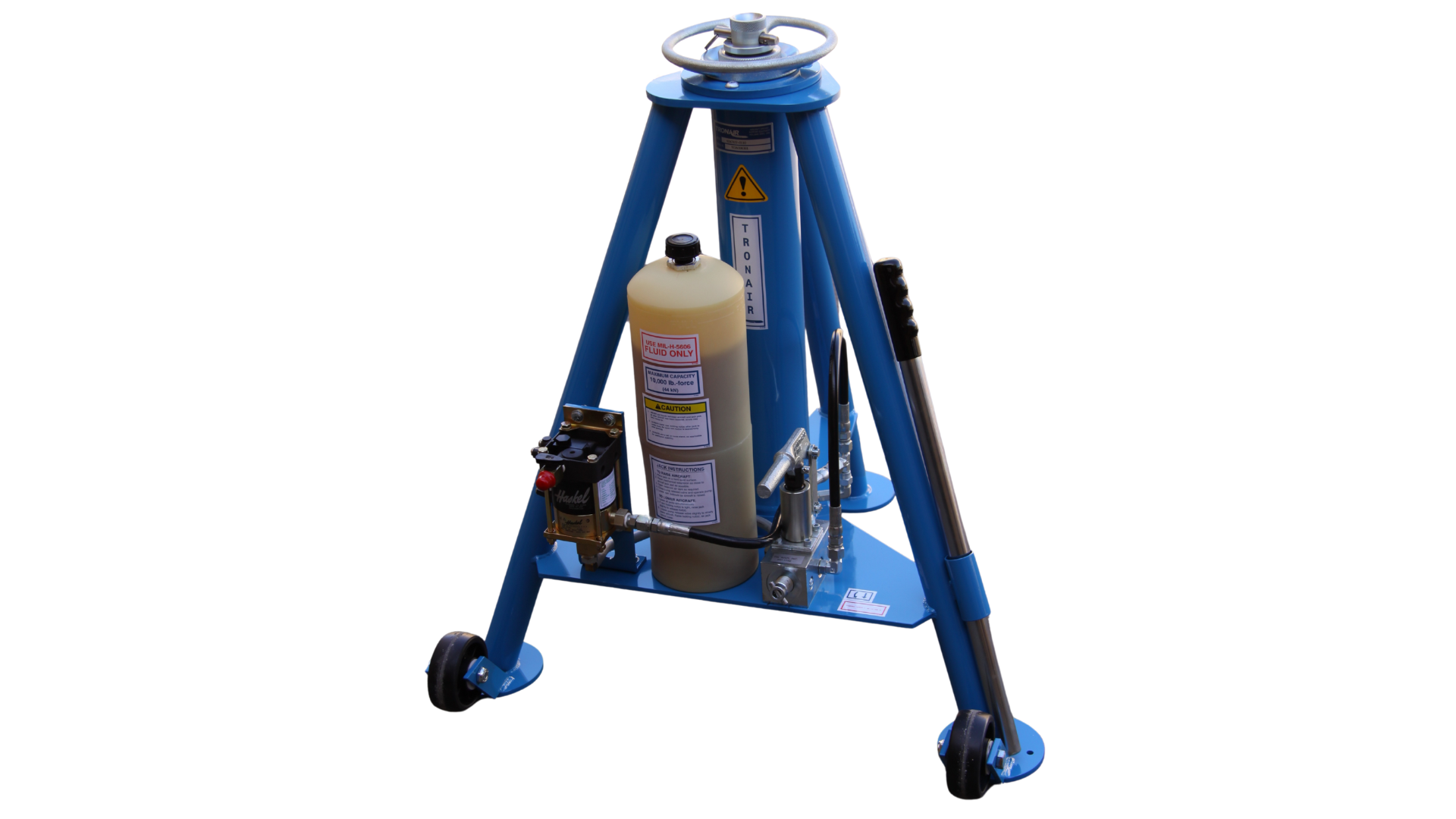 02-7827C0110 5 Ton Tripod Jack (CE) | Tronair Ground Support Equipment 02-7827C0110 5 Ton Tripod Jack (CE) | Tronair Ground Support Equipment