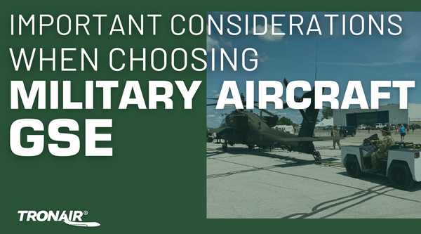 Important Considerations To Keep In Mind When Choosing Military Aircraft Ground Support Equipment