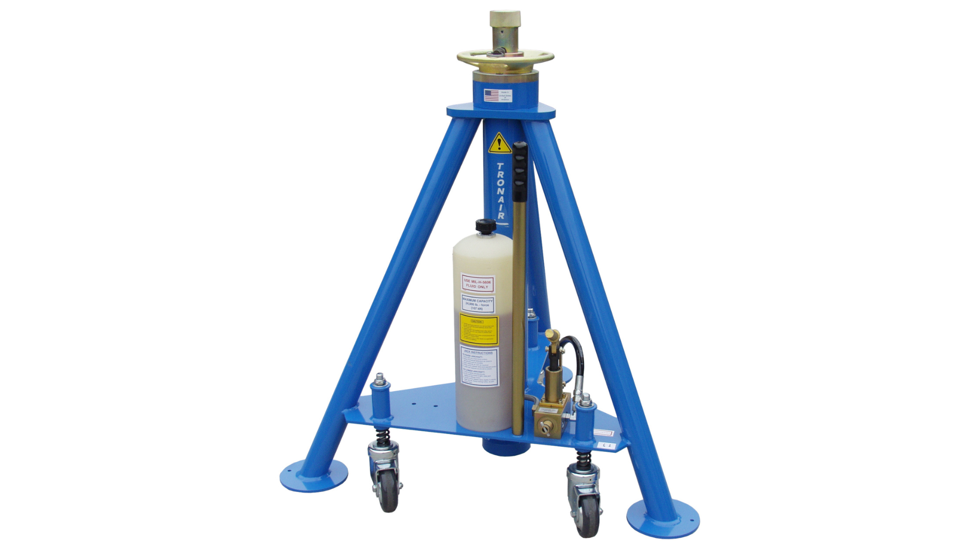 021240C0111 12 Ton Tripod Jack (CE) 4910016784758 Tronair Ground